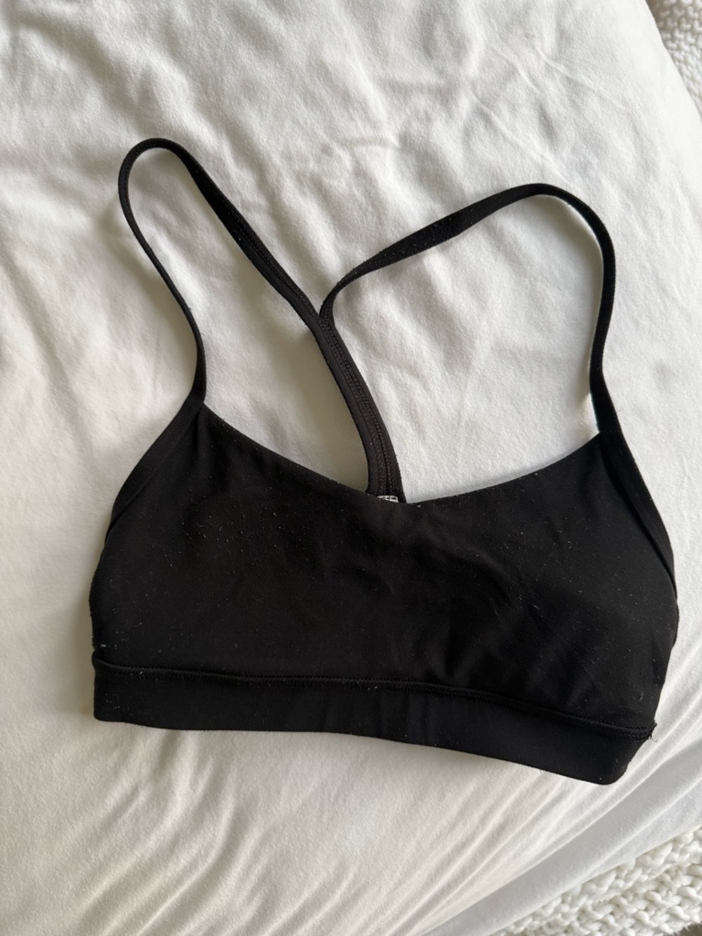 lululemon athletica Black Minimal Strappy Sports Bra